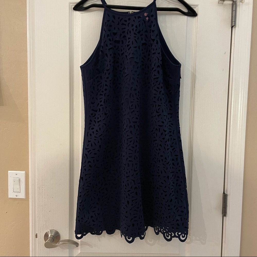 Navy Lace Lilly Dress NWOT